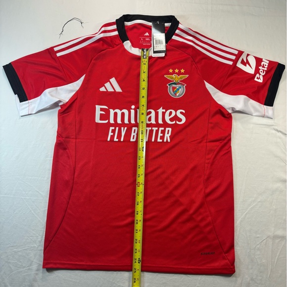 Adidas Benfica 25-26 Home Jersey Men’s Large Red Short Sleeve - Picture 6 of 6